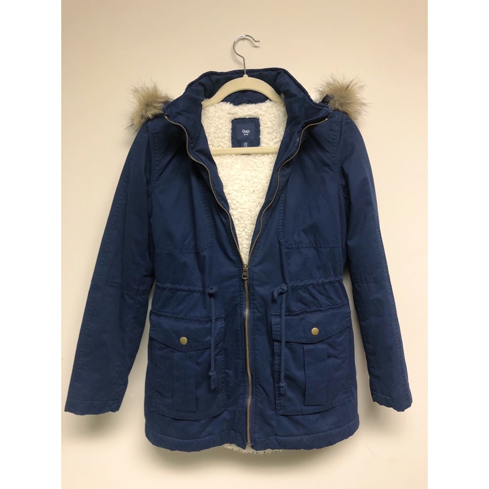 Navy Blue Gap Anorak Jacket